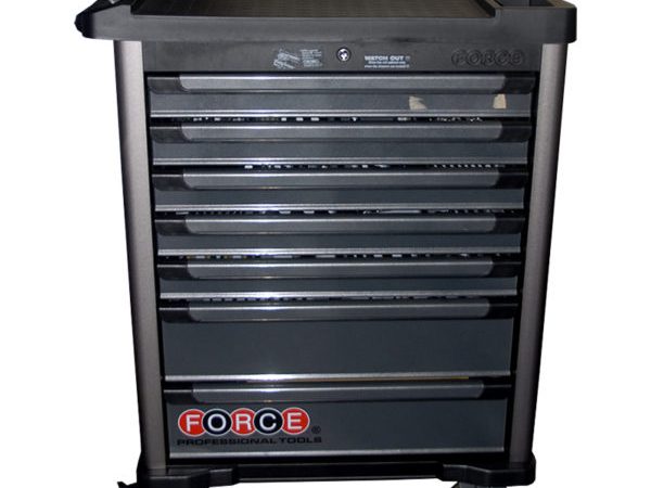 7 DRAWERS TROLLEY W/286PCS TOOLS (BLACK)