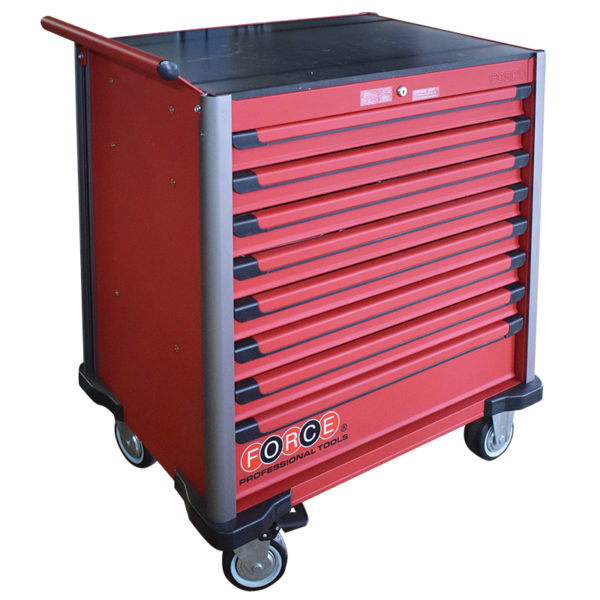 8-DRAWER JUMBO TROLLEY W/437PCS TOOLS (RED)
