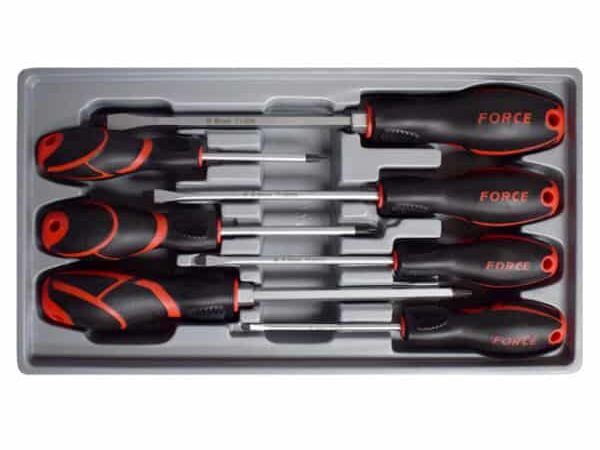 7PC SCREWDRIVER SET SLOTTED & PHILIPS  (+/-)