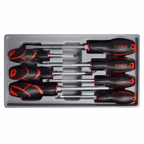 7PC SCREWDRIVER SET SLOTTED & PHILIPS  (+/-)