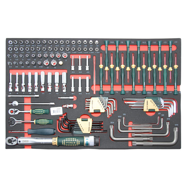 126PC 1/4"DR. SOCKET COMBINATION & L KEY SET (EVA)