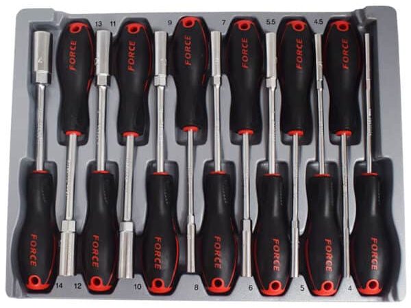13PC HEX SOCKET DRIVER SET 4-14MM