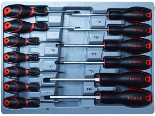 13PC STAR SCREWDRIVER SET T5-T45