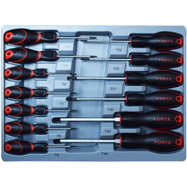 13PC STAR SCREWDRIVER SET T5-T45