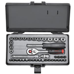 40PC 1/4″DR. SPLINE SOCKET COMBINATION SET 4-14MM