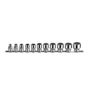 11PC 3/8″DR. 12PT IMPERIAL SOCKET SET 1/4″-7/8″