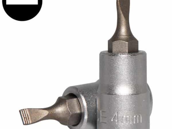 1/4"DR. SLOTTED SOCKET BIT 0.8X4 32MML