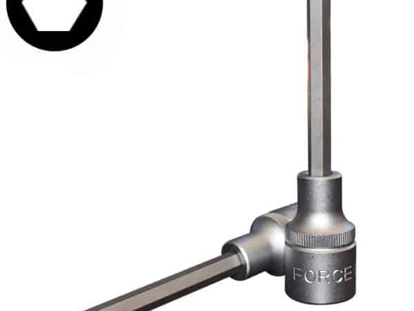1/2"DR. HEX SOCKET BIT 6MM 100MML