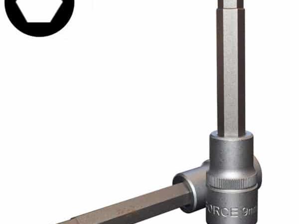 1/2"DR. HEX SOCKET BIT 9MM 100MML