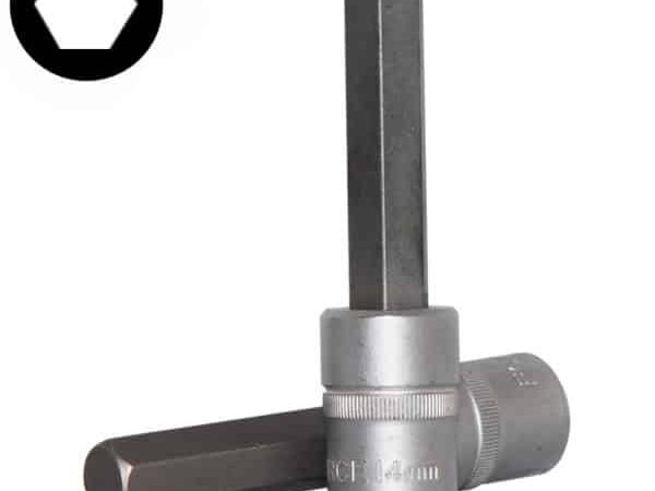 1/2"DR. HEX SOCKET BIT 14MM 100MML
