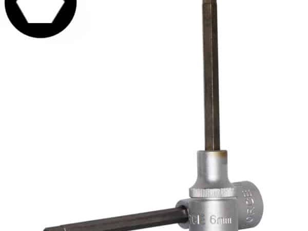 1/2"DR. HEX SOCKET BIT 6MM 110MML