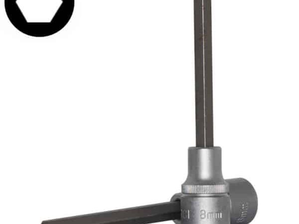 1/2"DR. HEX SOCKET BIT 8MM 110MML