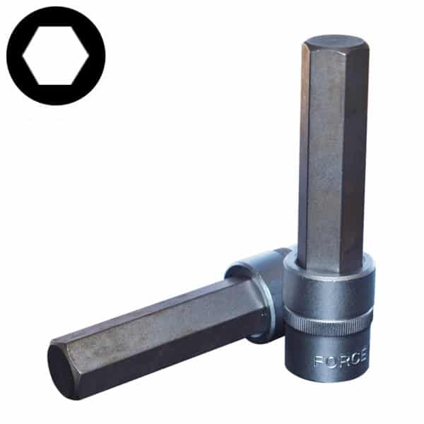 1/2"DR. HEX SOCKET BIT 19MM 110MML