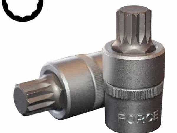 1/2"dr Spline Socket Bit M16 55mml