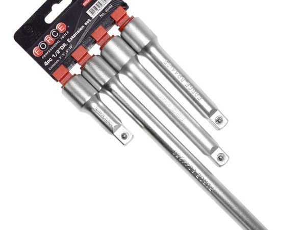 4PC 1/2"DR. EXTENSION SET 3"(75MM) 5"(125MM) 6"(150MM) 10"(250MM)
