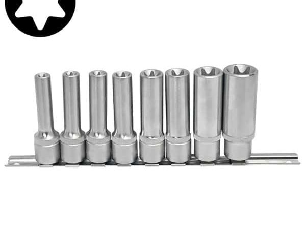 8PC 1/2"DR. STAR DEEP SOCKET SET (E10-E24)
