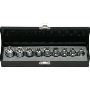 9PC 1/2″DR. STAR SOCKET SET (E10-E24)