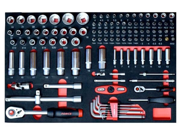 116PCS 1/4" & 1/2"DR. SOCKET COMBINATION SET