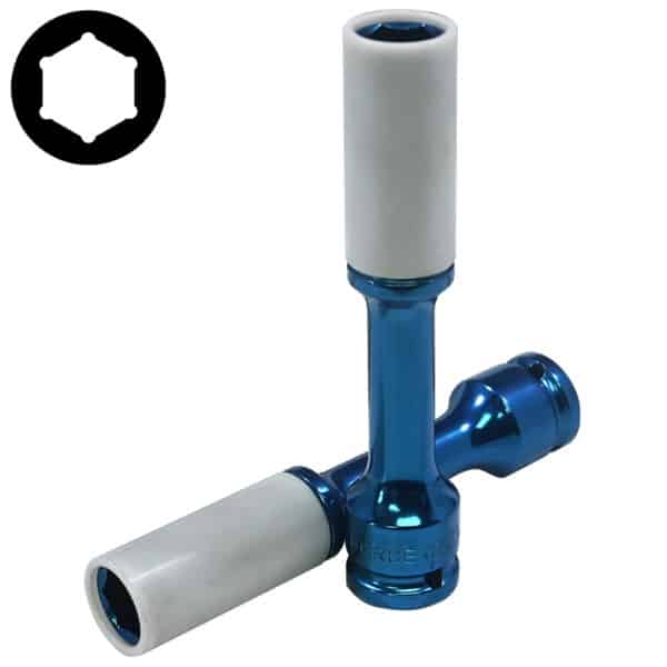 1/2"DR IMPACT SOCKET 150MML 17MM 6PT. (Colored)