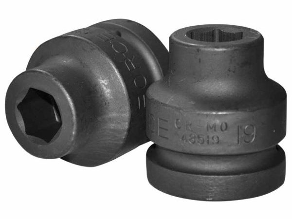 1"DR. 6PT. FLANK IMPACT SOCKET 19MM 58MML