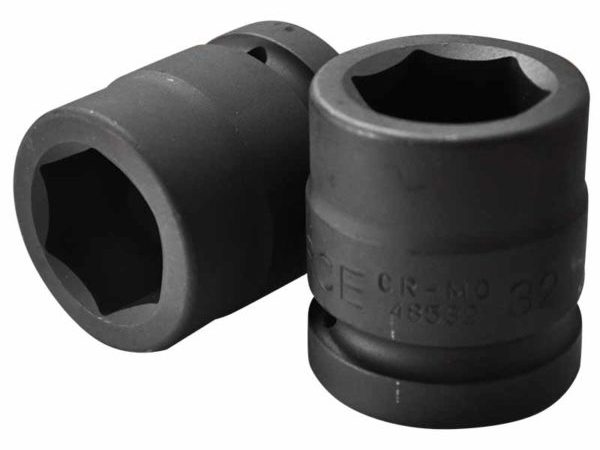 1"DR. 6PT. FLANK IMPACT SOCKET 33MM 60MML