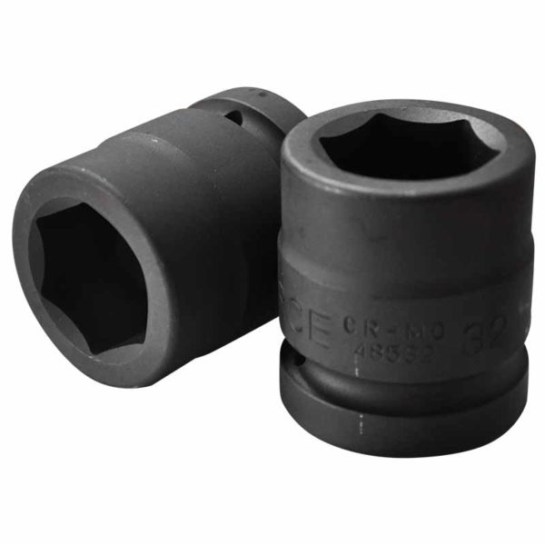 1"DR. 6PT. FLANK IMPACT SOCKET 33MM 60MML