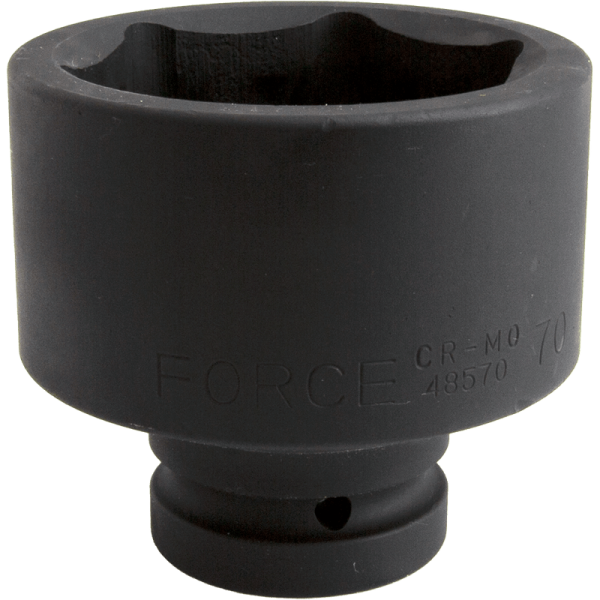 1"DR. 6PT. FLANK IMPACT SOCKET 70MM 90MML