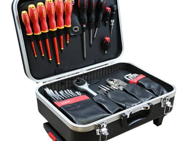 BLACK SUITCASE WITH 107PCS TOOLS (WHEEL)