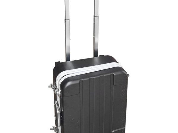 EMTEY BLACK SUITCASE WITH WHEEL