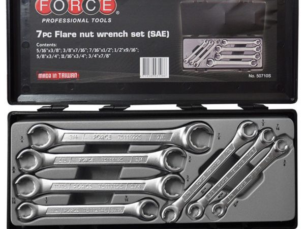 7Pcs Flare Nut Wrench (SAE)