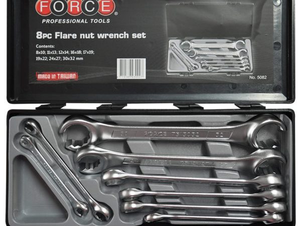 8PC FLARE NUT WRENCH SET (8X10-30X32MM)