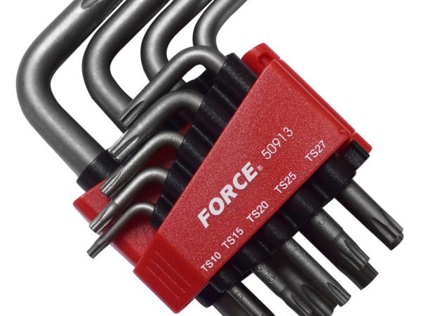 9PC FIVE-SIDED STAR TAMPERPROOF KEY SET TS10-TS50