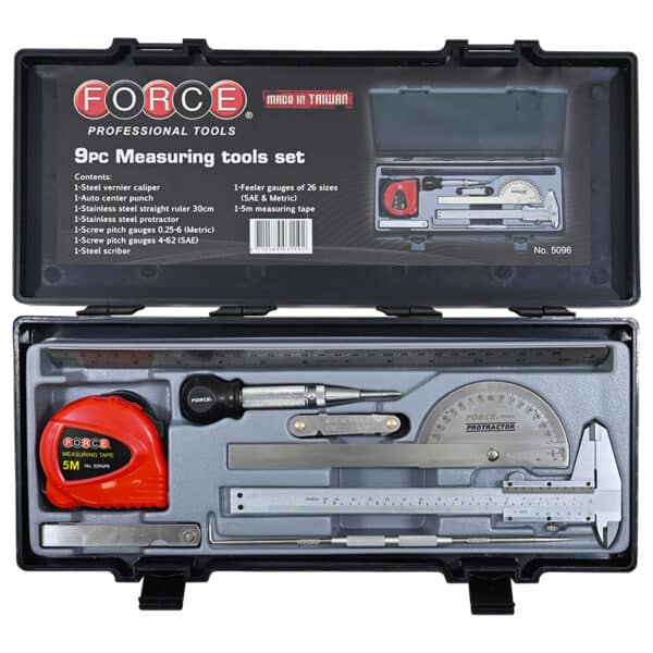 9PC MEASURING TOOLS SET