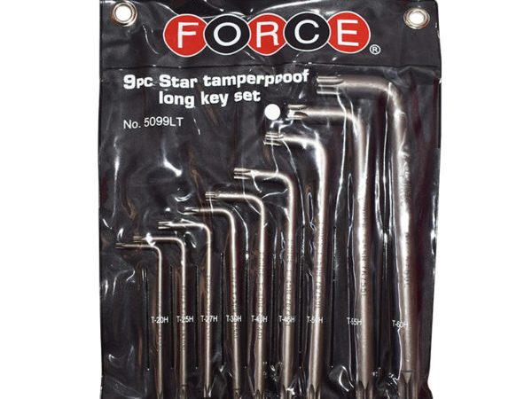 9PC LONG STAR TAMPERPROOF KEY SET T20H-T60H