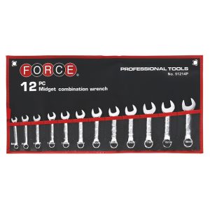 12PC MIDGET COMBINATION WRENCH SET (8-19MM)
