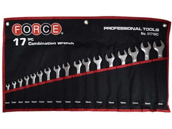17PC COMBINATION WRENCH SET (6-24MM)