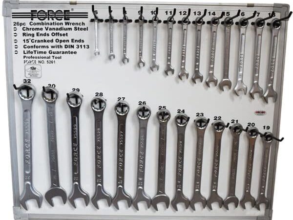 26PC COMBINATION WRENCH SET (6-32MM) (BOARD)