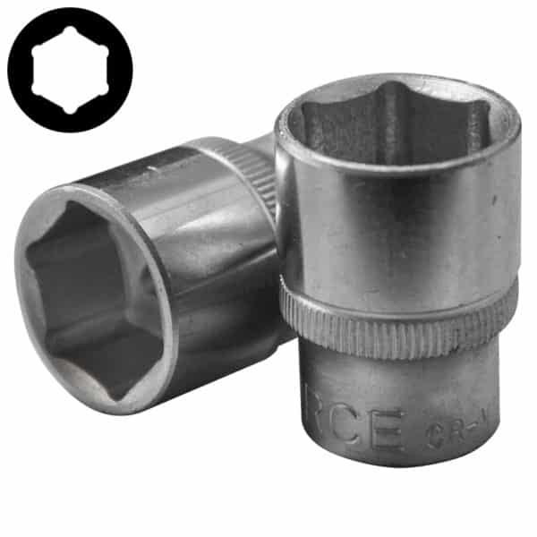 3/8"DR. 6PT. FLANK SOCKET 16MM 30MML