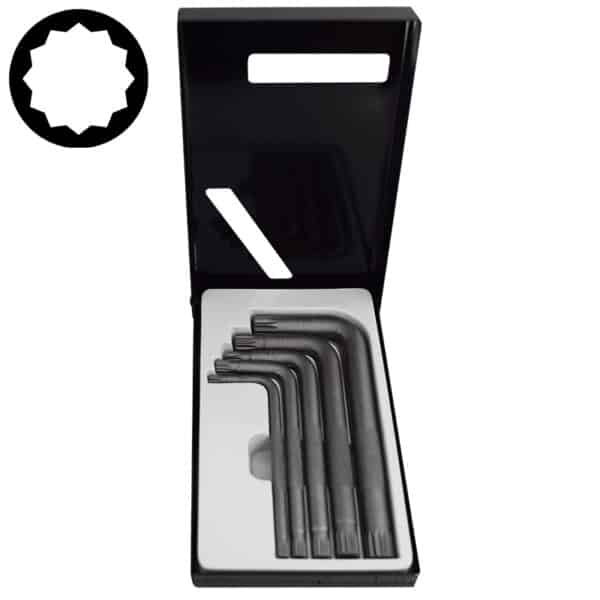 5PC SPLINE KEY SET M5-M12