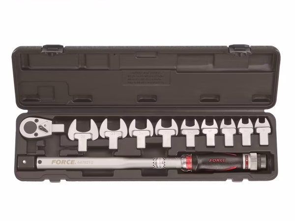 11PC HEAD-INTERCHANGEABLE TORQUE WRENCH & SPANNER SET