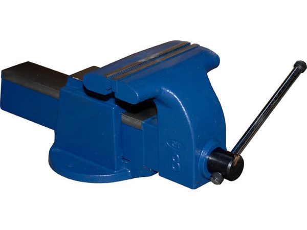 GREY CAST IRON BENCH VISE 8"JO 4"TD