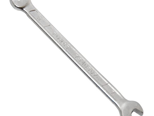 DOUBLE OPEN END WRENCH 5X7MM 123MML