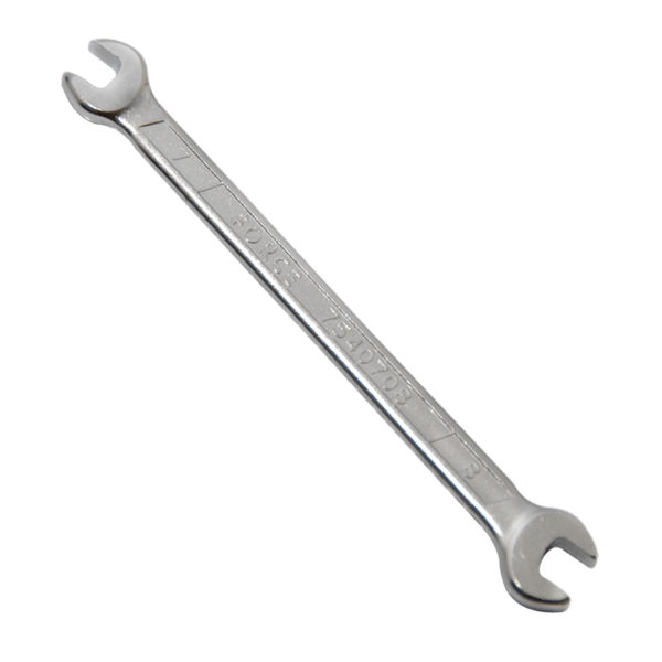 DOUBLE OPEN END WRENCH 7X8MM 123MML