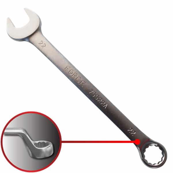 75* OFFSET COMBINATION WRENCH 22MM 280MML