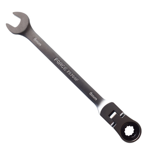 FLEXIBLE RATCHET WRENCH 8MM 130MML