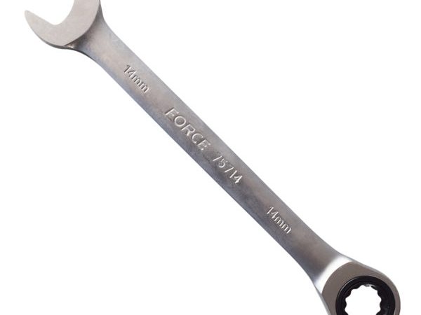 FLAT RATCHET WRENCH 14MM 190MML