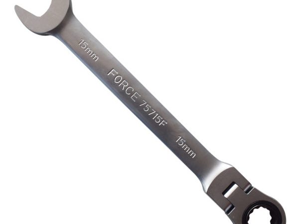 FLEXIBLE RATCHET WRENCH 15MM 215MML