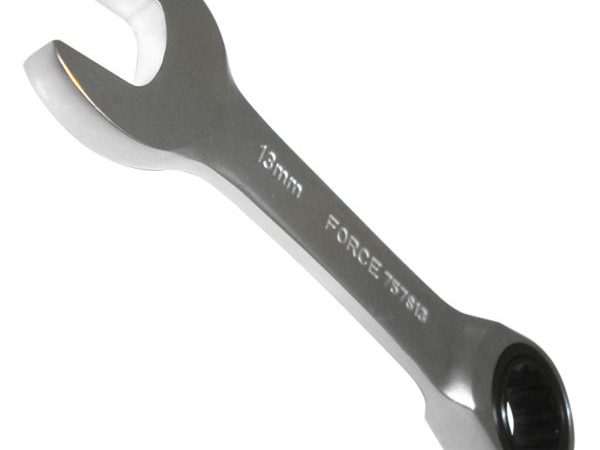 STUBBY FLAT RATCHET WRENCH 13MM 105MML