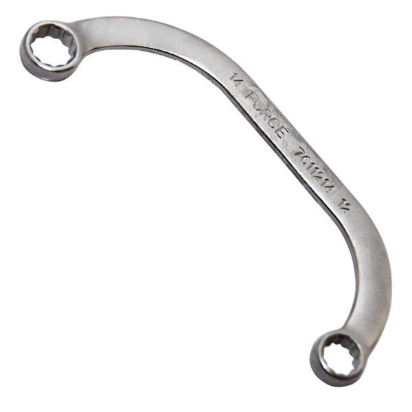 HALF-MOON RING WRENCH 12X14MM 165MML