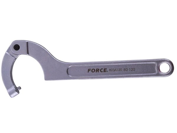 PIN TYPE ADJUSTABLE HOOK WRENCH 80-120MM